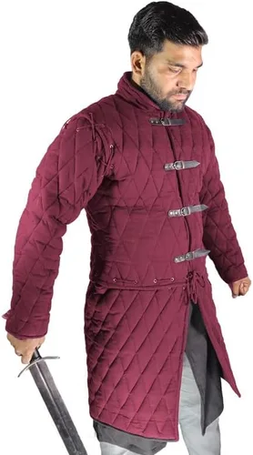 Vista 4 de Gambeson - Vestido de disfraz grueso acolchado de algodón SCA LARP