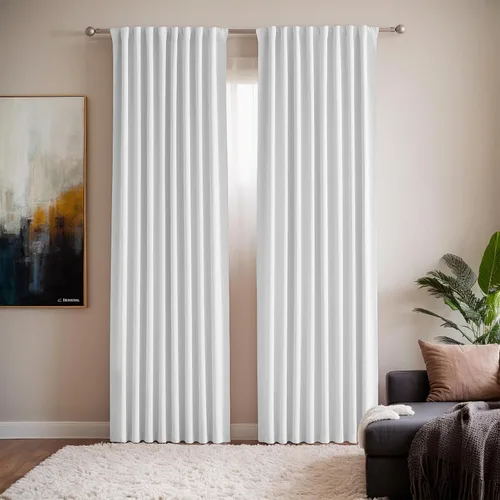 Vista 26 de Cortinas opacas de terciopelo beige para dormitorio de 52 x 72 pulgadas de largo, juego de 2 paneles - Cortinas con bloqueo de luz UV y reducción