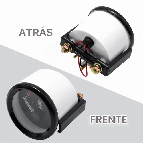 Vista 8 de Hoypeyfiy - Medidor de nivel de combustible universal de 2 pulgadas 52 mm para coche y SUV con sensor de combustible E-1/2-F puntero 12 V