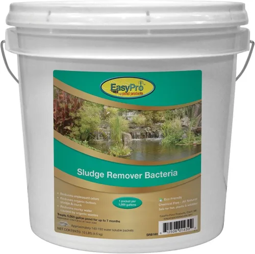 Vista 4 de EasyPro SRB24 - Bacterias eliminadoras de lodos para estanque, secas, 24 paquetes