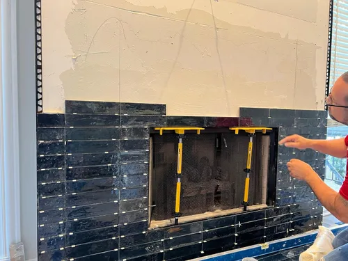 Vista 9 de Soporte patentado de nicho de azulejos PLANUM - Kit de herramientas de azulejos de nicho de ducha para remodelación y construcción del hogar