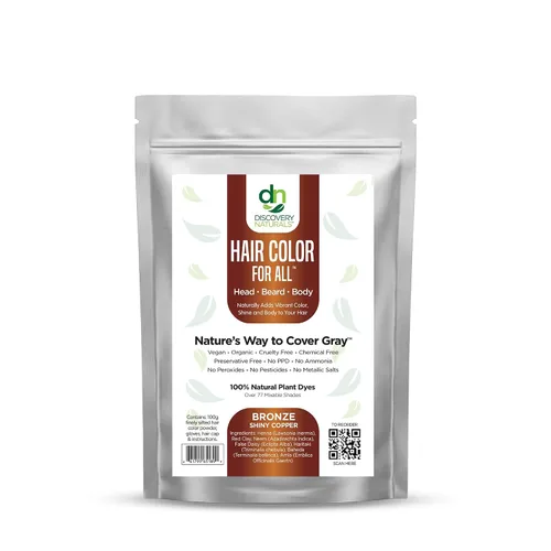 Vista 18 de Tintura para el cabello y las cejas Henna Maiden: 100 % natural y sin químicos