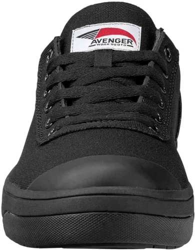 Vista 2 de Avenger Work Boots Top bajo para hombre Negro/Negro