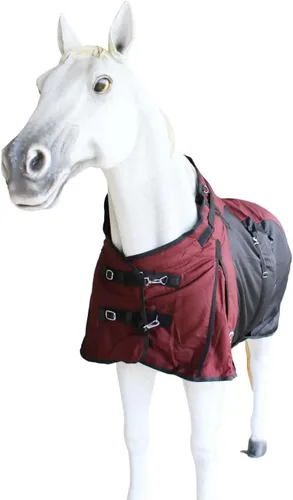 Vista 4 de CHALLENGER Manta de invierno de 60 pulgadas 1200D Horse Turnout impermeable de peso pesado 5EE20BG