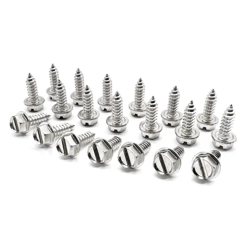 Vista 19 de BoltsandNuts Paquete de 4 tuercas para matrícula, tuercas de retención de nailon de 1/4 pulgadas para automóviles, camiones, SUV