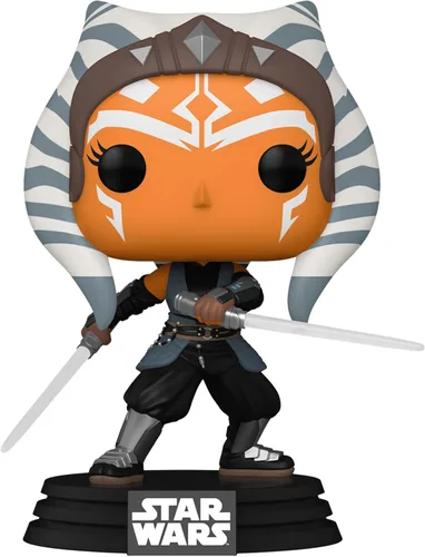 Vista 3 de Funko Pop! Star Wars: The Mandalorian - Ahsoka con sables de luz
