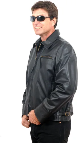 Vista 4 de USA Made Highwayman Chaqueta de cuero