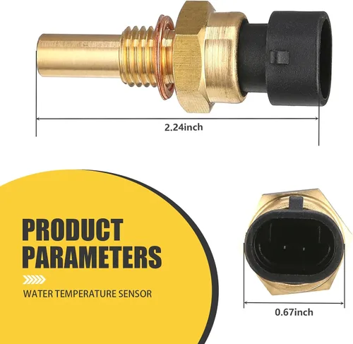 Vista 2 de Pack-1 Sensor de temperatura del agua del automóvil, piezas de repuesto 15404280 12191170 60811520 12608814, accesorios de sensor de temperatura ECT