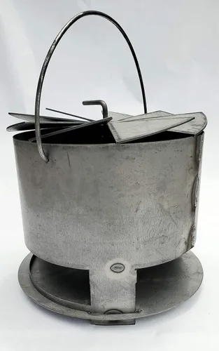 Vista 3 de Hunsaker Vortex - Cesta de carbón para cocinas WSM y de tambor de 22.5 pulgadas, acero resistente de calibre 14, fabricada en Estados Unidos