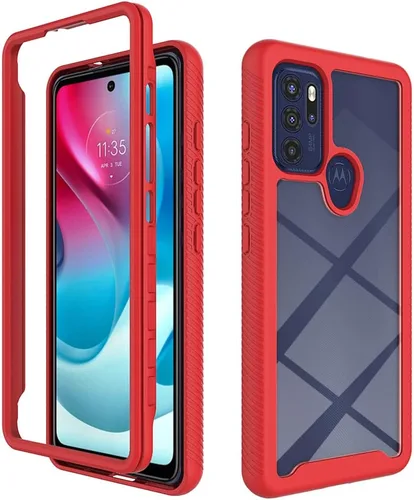 Vista 6 de Funda protectora para Motorola Moto G60s, anticaídas y absorción de golpes, color azul