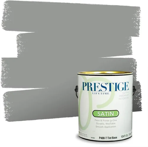Vista 130 de PRESTIGE Paints - Pintura interior e imprimación en uno, 1 galón, cáscara de huevo, pimienta envejecida