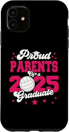 Vista 8 de iPhone 16 Parents of a 2025 Graduate Prom Graduation 25 VolleyBall Case