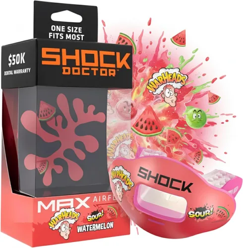 Vista 12 de Shock Doctor Kool Aid Protector Bucal para Labios - Máximo Flujo de Aire, Protección Completa de la Boca Compatible con Brackets, Protector