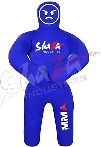 Vista 7 de Shaza Grappling - Maniquí de lucha para niños para fitness y entrenamiento, postura, golpe y lanzamiento de 39.4 in. Maniquí de boxeo para MMA