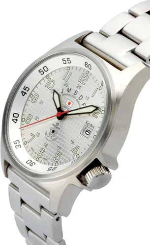 Vista 2 de Kentex reloj JSDF plata metal (maritime self defense force) hombre S455M-03M (mar), plateado, Moderno