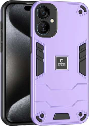 Vista 243 de Funda compatible con Redmi A1, compatible con Redmi A2 2 en 1 [PC dura + TPU], funda de teléfono negra