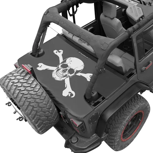 Vista 20 de Shadeidea - Cubierta tonneau para el Jeep Wrangler JL de 4 puertas, cubierta Ton para el maletero trasero del JLU (2018-Actual), cubierta