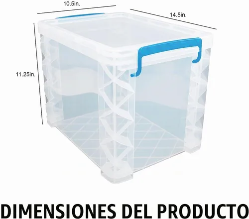 Vista 3 de AVT394135 - CAJA, ARCHIVO, LETRA, TRANSPARENTE