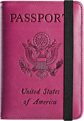 Vista 32 de Passport Holder, Travel Essentials, Passport Cover, RFID Travel Wallet 113#Negro