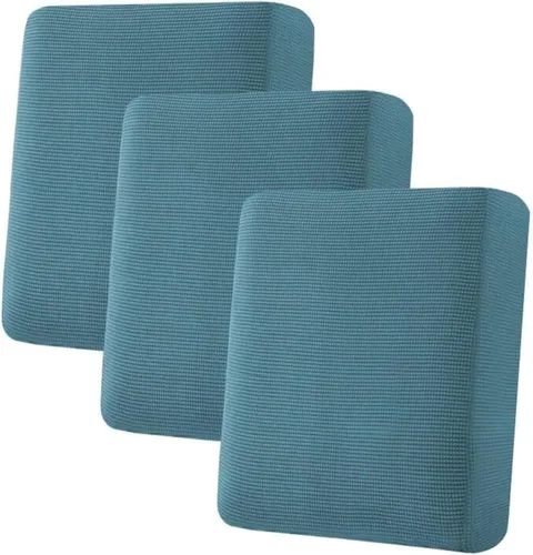 Vista 600 de H.VERSAILTEX Fundas de Cojín de Asiento Individuales Super Elásticas Fundas de Sofá Fundas de Cojín de Sofá Fundas Deslizables Juegos Tela de Sarga