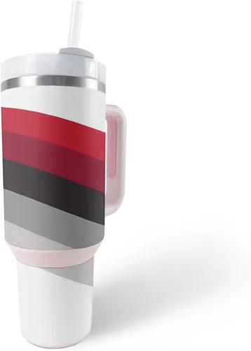 Vista 21 de MightySkins Skin - Vaso de vinilo compatible con Stanley The Quencher H2.0 FlowState de 40 onzas, diseño de rayas marineras, protectora, duradera