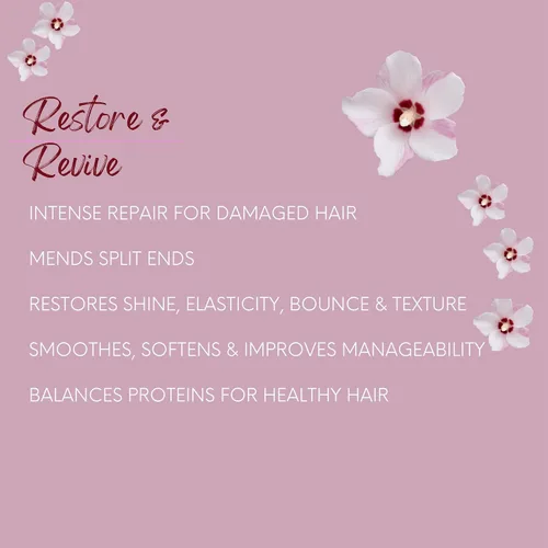 Vista 3 de DermOrganic Mascarilla reparadora de cabello - Reconstructor de acondicionador profundo reconstruye naturalmente el cabello dañado, 33.8 onzas