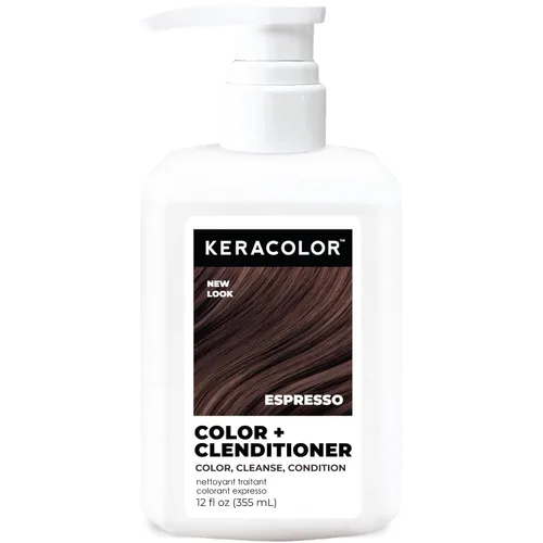 Vista 18 de Keracolor Color + Clenditioner, Semi-Permanent Hair Color, 23 Shades Caoba