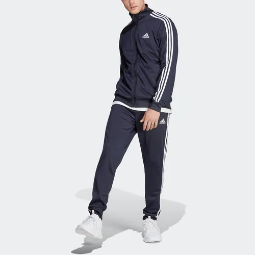 Vista 4 de adidas Traje de chándal básico de 3 rayas para hombre