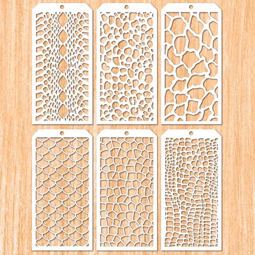 Vista 11 de 6 piezas de plantillas decorativas para álbumes de recortes, pintura en pared, muebles, manualidades, adecuada para decoración del hogar (círculo)