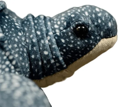 Vista 2 de FRANKIEZHOU Peluche realista de tortuga de cuero sintético de 12 pulgadas, animal de peluche realista de Seaturtle, juguete de peluche suave, regalo