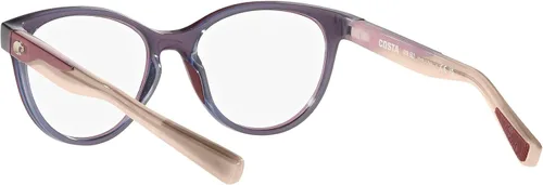 Vista 6 de Costa Del Mar Marcos de gafas con receta Ocean Ridge 510 Cat Eye para mujer, Lente UrchinSmokeDemo, 51 mm