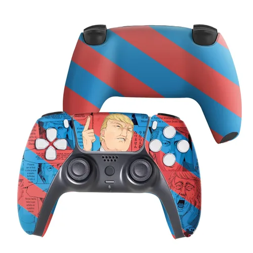 Vista 33 de American Warriior Custom PS-5 Controller Wireless compatible with Play-Station 5 Console by BCB Controllers Proudly Customized in USA with