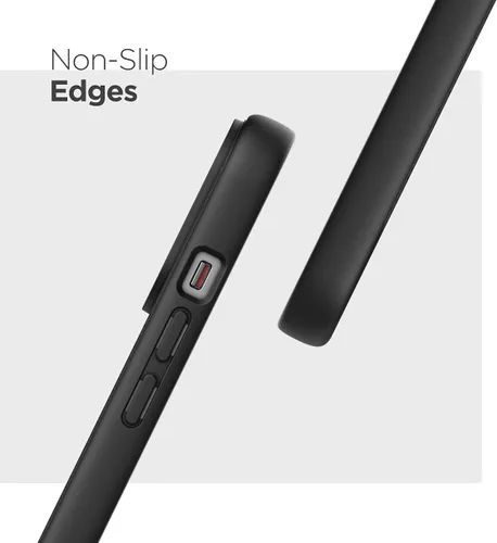 Vista 9 de Encased Funda para cinturón diseñada para iPhone 13 PRO MAX funda transparente con clip de funda (funda transparente con soporte para teléfono)