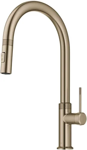 Vista 17 de Kraus KPF-2822BB Oletto Grifo de barra de cocina de una manija, 12 pulgadas, latón cepillado