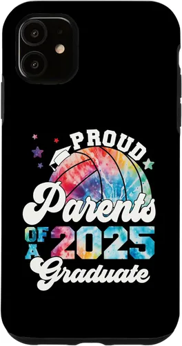 Vista 8 de iPhone 16 Parents of a 2025 Graduate Senior Graduation Volleyball Case