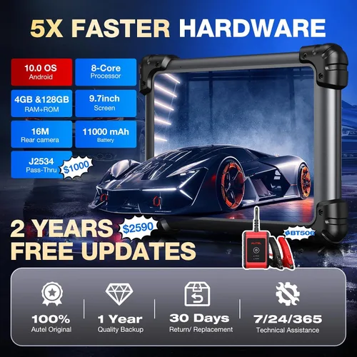 Vista 9 de Escáner Autel MaxiSYS Elite 2 PRO 2026, Elite II Pro Actualización gratuita de 2 años ($2590) Herramienta de codificación de programación J2534