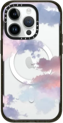 Vista 166 de CASETiFY Impact - Funda para iPhone 13 [protección contra caídas de 6.6 pies/compatible con Magsafe] Black Kingsnake, color negro transparente