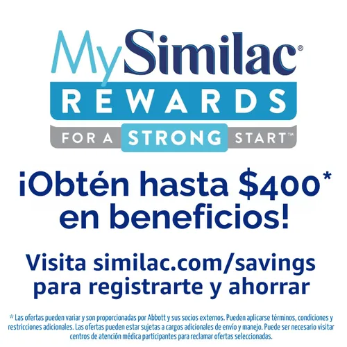 Vista 7 de Fórmula para bebé Similac con tetina y anillo giratorio, tetina y anillo para biberón infantil, sin látex, 50