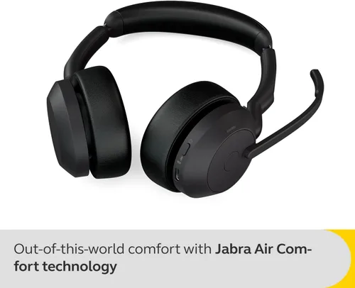 Vista 2 de Jabra Evolve2 55 Auriculares inalámbricos estéreo con ANC, color negro