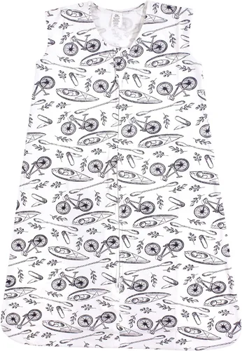 Vista 8 de Yoga Sprout Saco de dormir unisex de algodón para bebé, sin mangas, saco de dormir, manta