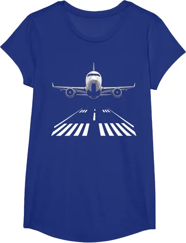 Vista 26 de Airplane Take Off Runway Pilot Jet T-Shirt Negro