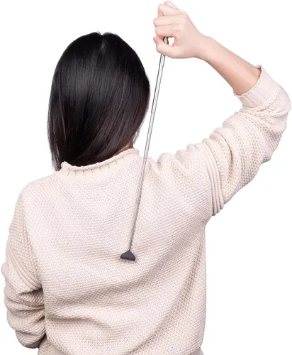 Vista 6 de Rascador extensible con garra, de metal, portátil, telescópico, paquete de 8 unidades para hombres y mujeres