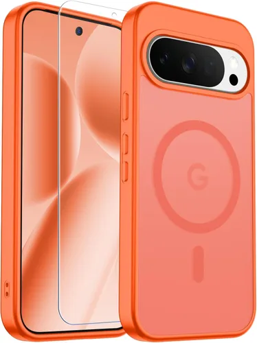 Vista 136 de SUPFINE Funda magnética para Google Pixel 10 Pro XL con protector de pantalla (imanes integrados) (protección contra caídas de grado militar)