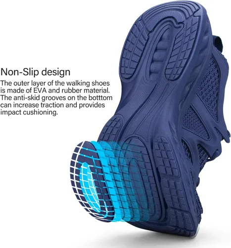 Vista 3 de Pujcs Zapatos para Mujeres Zapatos de Tenis Ligeros Zapatos de Gimnasio Antideslizantes para Entrenamiento Zapatos de Malla Transpirable