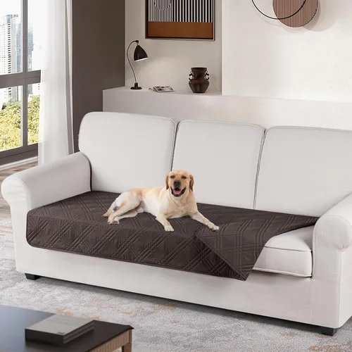 Vista 18 de TAOCOCO Funda de cojín de sofá 100% impermeable reversible, funda de asiento de sofá para perros y mascotas, funda de sofá biplaza para sofá