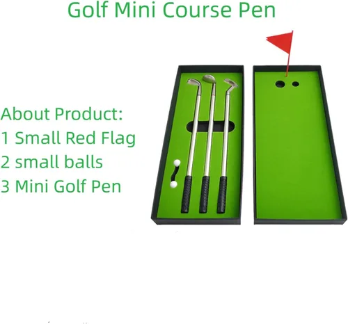 Vista 3 de Juegos de escritorio de golf, mini regalos de escritorio para adultos, niños, papá, mamá, hombres, mujeres, jefe, compañeros de trabajo, niños