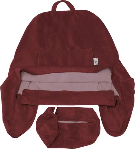 Vista 68 de Funda de almohada Husband Pillow solo para lectura - Funda para silla de lectura con generosos bolsillos traseros y laterales - Morado claro