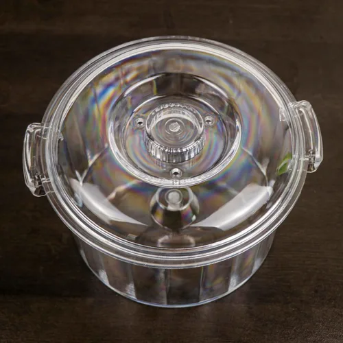 Vista 7 de Vaso magnético, pulidor de joyas con barril de pulido de 7.1 pulgadas (7.087 in) y pasadores de pulido de 7.05 oz para joyas, rotación automática