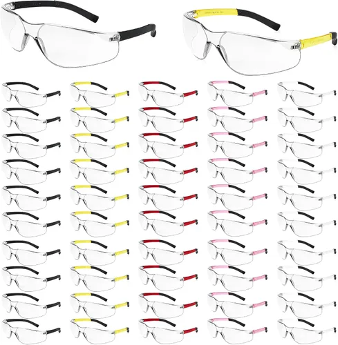 Vista 9 de Salfboy Clear Safety Glasses Bulk for Men, Ansi Z87.1 Protective Eyewear