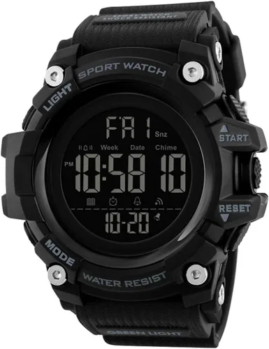 Vista 2 de MASTOP Reloj de pulsera deportivo impermeable al aire libre con cronógrafo multifunción para hombre de marca digital
